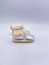 Shoo pom fur silver/off white